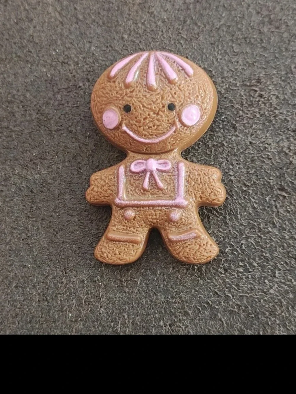 1972 Avon Gingerbread Man Pin Pal Fragrance Glacé Brooch Pin.